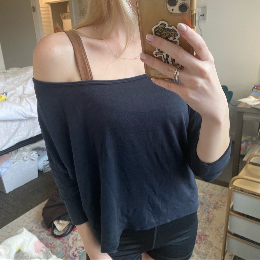 Naked Princess Black Comfy Lounge Top